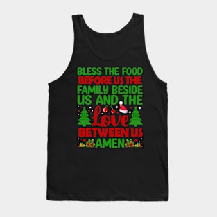 Bless The Food Christmas T-Shirt Tank Top